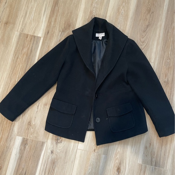 JM Collection pea coat - Picture 1 of 4